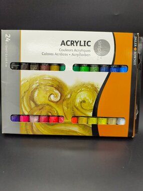Daler Rowney Simply Acrylic Paint Set Featuring 24 Tubes